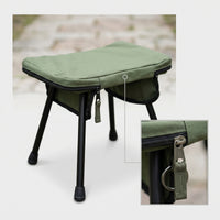Slimline Folding Stool with Carry Bag Compact Stool with Carrying Bag Lightweight Seat Foldable for Campers, Anglers