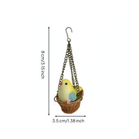 Tiny Avian Nest Detailed Design 1:12 Dollhouse Bird Nest Gift Idea for Model Room