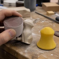 3D Print Model Sanding Kit with Flocking Sandpaper and Backing Pad, 1-3 Inch