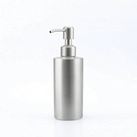 Stainless Steel Lotion Bottle Brushed Bottle with Pump Minimalist Dispenser with Pump Refillable for Bathroom, Shower, Kitchen Sink