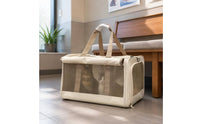 Large Cat Travel Top of the Bag Handle Foldable Cat Carrier Easy to Easy to Maintain Soft Sided Pet Carrier for Outdoor