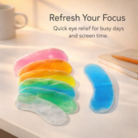 Therapy Eye for Sleeping, Reusable Removable Replaceable Insert with Adjustable Strap for Adults, Relief for Tired Strain, 20cm x 9cm 1cm