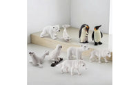 10 Pieces Arctic Animal Figures Hand Painted Arctic Animal Figurines Arctic Wildlife Figures Highly Detailed Educational