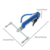 Screw Strapping Tool Stainless Steel Tie Band Tensioner Metal Body Manual Band Tightening Tool