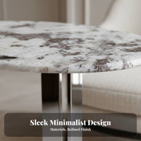 Italian design Oval Pedestal Table Minimalist Design Home Furnishing Designer Look Household Furniture adaptable Use for Interior Designers, Decorators, Apartment Dwellers, Living Room, Sofa Side, perusing corner, Reception Area