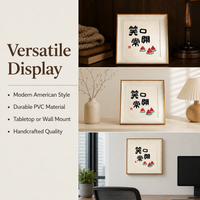 Handmade White Wood Photo Frame, Timeless Square Picture Display, Freestanding A4 Wooden Frame for Students, Couples