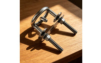 Stainless Steel Rope Pull Fitting Twotwo-Column Design Lustrous Gray Rope Pull Fitting Threaded Fasteners