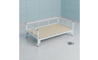 Year-Round Elevated Dog Bed Chew Resistant Raised Pet Cot Raised the Ground for Small Dogs, Cats