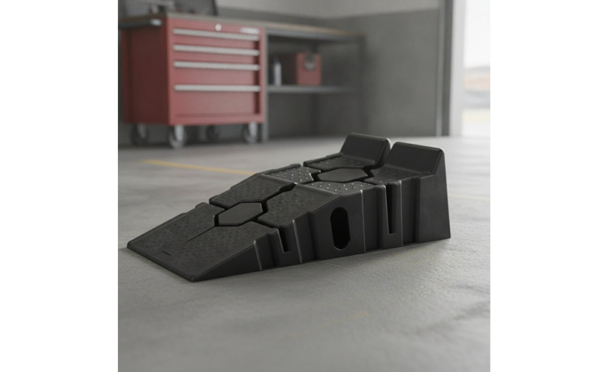 Car Repair Ramp High Capacity Drive Up    for Mechanics, Oil Changes, Workshop