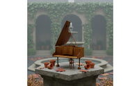 Piano Planter Rusted Piano-Shaped Planter Tabletop for Desk, Shelf