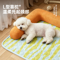 New Dog Mat Waterproof Moisture-Proof Neck Protection Dog Sleeping Mat Scratch-Resistant Non-Lint Pet Mat
