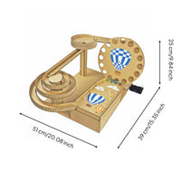 DIY Project Cardboard Roller Coaster STEM Learning Modular Force of Attraction Track Develops Problem-Solving Skills Educational Toy Pre-Cut Parts for Students, Teachers, Family Activity, Science Fair, Classroom, Playroom