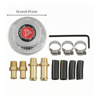 Carburetor Pressure Regulator Metal Automotive Fuel Line Adapter Kit Auto Part Easy Installation