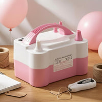 AC Powered Electric Balloon Pump Multiple Nozzles Two Nozzle Balloon Pump Built-in Handle