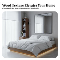 Space-Saving Narrow Storage End Table Multipurpose Nightstand Enclosed Compartment Household Furniture Easy Assembly for Apartment Residents, Homeowners, Sofa Side, Living Room, Small Spaces, Bedroom