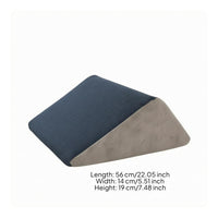 Leg Elevating Pillow Triangular Wedge Leg Cushion Knee Support Pillow Textured Reclining Aid Raised Position