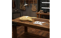 Electric Guitar Two-Horned Body-Contoured Replacement Guitar Body Pre-Drilled for Guitarists