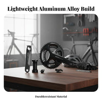 Cycling Bike Steel Ankset Lightweight Design Hollow Integrated Steel Ankset Hollow Steel Ank Limb Set Efficient Power