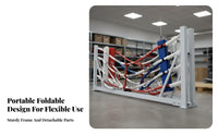 Foldable Boxing Stage Easy Storage Portable Boxing Stage Professional-Grade Storable Training Stage for Fighting Artists, Gym Owners