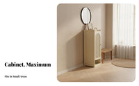 Space-Saving Design Narrow Shoe Cabinet Dust-Proof Slim Entryway Shoe Rack Stable Structure Sturdy Construction for Apartment Dwellers, Families, Homeowners, Small Areas, Hallway, Bedroom, Living Room