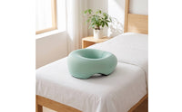 Memory Foam Prone Pillow Low-Height Pillow with Face Opening Headrest Compact Ergonomic for Spa Therapists, Massage Tables