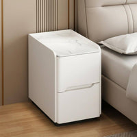 Installationwithout Cost Narrow Storage Cabinet Space-Saving Design Narrow 2-Drawer Cabinet Slim Profile Nightstand Easy to Clean for Apartment Dwellers, Homeowners, Pet Owners, Small Areas, Dorm Room, Hallway
