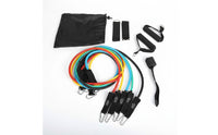 11 Pieces Resistance Band Set Multi-Functional Workout Pull Rope Set Portable Exercise Tube Kit for Travel, Office