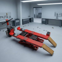 Four-Wheel Alignment Tool Set 1:64 Scale Alignment Model Prop Repair-Shop Scene Prop Resin Mini Car Workshop Model Handmade