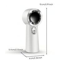 Mini Misting Fan Compact Handheld Misting Fan 3-Speed for Desk, Travelers