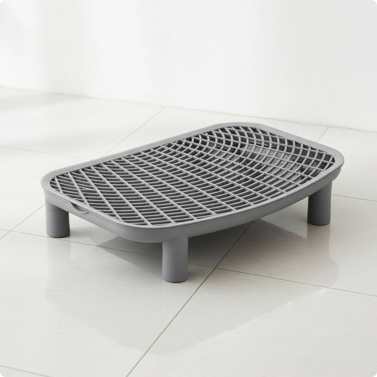 Litter Control Platform Raised Lattice Perforated Grid Mat Low-Height