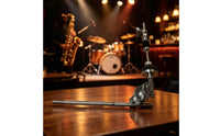 Cymbal Stacker with Clamp Space-Saving Cymbal Holder Attachment Compact Drum Hardware for Percussionists