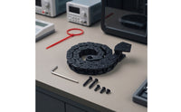 Cable Drag Chain Flexible Cable Carrier Low-Profile Hardware for 3D Printer Hobbyists