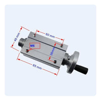 small Lathe Tailstock Set Smooth Rotation Mini Lathe Tailstock Assembly High Precision Machine Tool Accessory for Metalworking