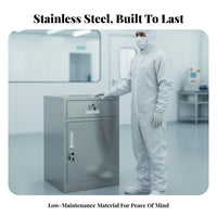 Anti-Rust Stainless Steel Locker Sturdy and Long-Lasting Multi-Door Employee Locker Lockable Doors Stainless Steel Storage Cabinet Industrial Design for Employees, Students, Cleanroom, Factory, Office, Hospital