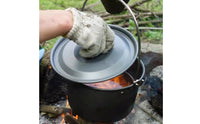 Aluminum Hanging Pot Easy to Unblocked Fire Hanging Pot Fast Heating Portable Camping Cookware