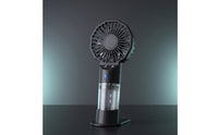 Handheld Misting Fan Compact Handheld Fan with Mist Desk-Standing for Travel