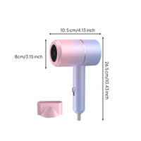 Foldable Hair Dryer Compact Hair Dryer with Holder Appliance Travel-Friendly Lightweight for Travelers, Dorm Room, Home