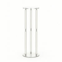 Floral Display Stand Clear Acrylic Flower Stand Wedding Flower Column Transparent Pedestal Modern for Event Decorators, Weddings