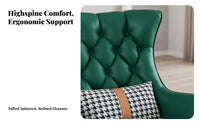 Nordic aesthetic Highspine high-back side chair Modern Minimalist Upholstered wraparound rear Chair Ergonomic Comfort Armchair Thickly Cushioned for Hotel Managers, Interior Designers, Homeowners, perusing corner, Lounge Area, Bedroom, Home Office