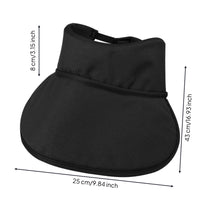 Hockey Neck Guard Padded Hockey Neck Protector Shock-Absorbing for Athletes, Rink Training