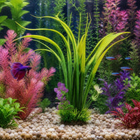 Aquarium Plastic Artificial Plant Ornament for Fish Tank Decoration