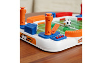 Compact Football Board Game with Flippers Portable Tabletop Football Game Manual Soccer Toy Family for Families