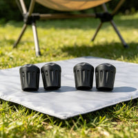 4 Pieces Camping Folding Chair Leg Foot Protector Sink-Preventive Moon Chair Leg Protector Outdoor Hardware for , Camping