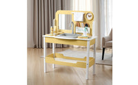 Pretend Play Vanity with Accessories Kids Toy Young Child Furniture for Toddlers, Children, Playroom