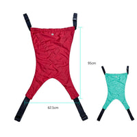 Stair Transport Harness Heavy Duty Elderly Carrying Strap Labor-Saving Adult Back-Carry Carrier for Bedridden Patients, Caregivers, Bed Transfer
