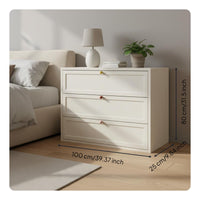 5-Drawer Metal Cabinet Space Saving Steel Bedside Storage Single-Tier