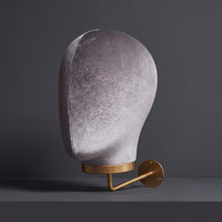 Wall Mannequin Head Soft Mannequin Head with Wall Hook Stable Hairpiece Holder Stand for Retailers, Hair Stylists