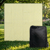 Picnic Blanket and Camping Mat with Leaf Pattern, Fiber Sleeping Mat with Straps, Waterproof Mat for Garden Use, Anti-Slip 850g Beach Blanket