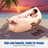 Inflatable Sofa, Air Lounger, Outdoor Camping Recliner, Portable Sleeping Bed for Music Events, Outdoor Dining