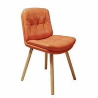 Adjustable Height Armless Swivel Chair 360° Rotation Upholstered Armless Swivel Chair Center-Back-Back Support Vanity Seat Space Saving for Students, Teens, Adults, Dorm Room, Bedroom, Small Apartment